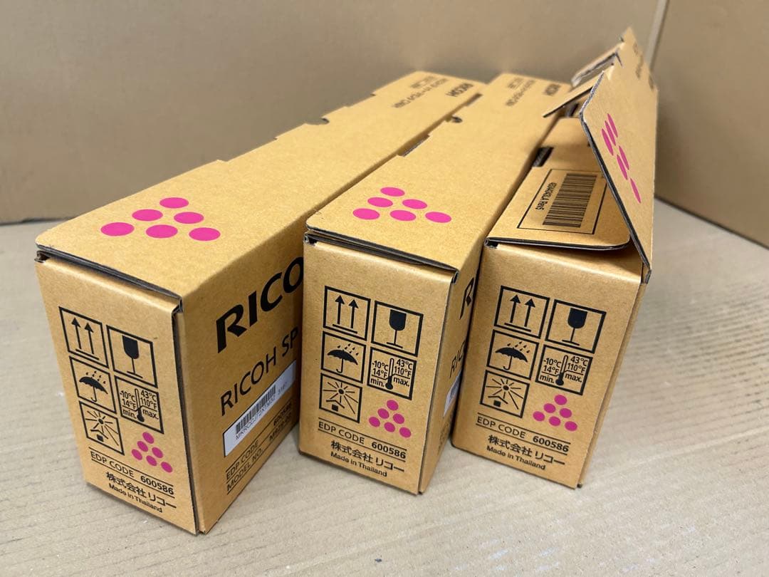 値下★訳アリアウトレットRICOHトナーマゼンダ　C740H　純正品　3個セット