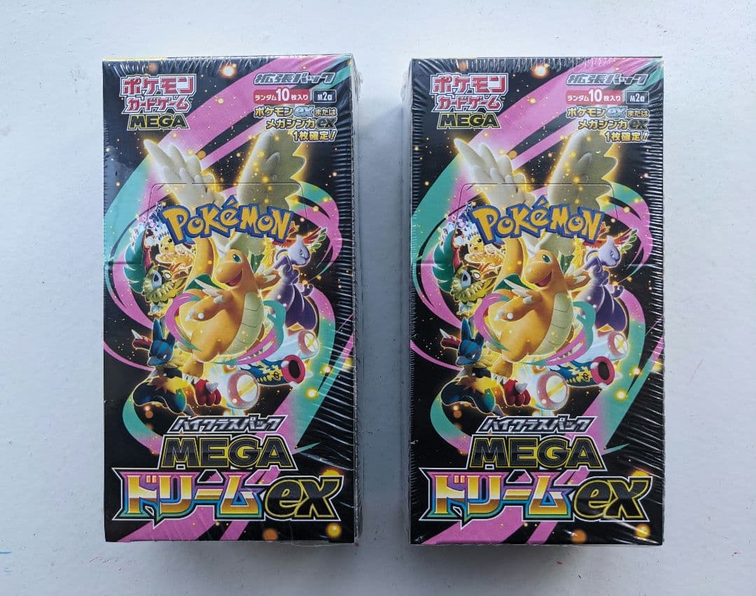 ポケモンカードゲーム　メガドリームex　boxシュリンク付