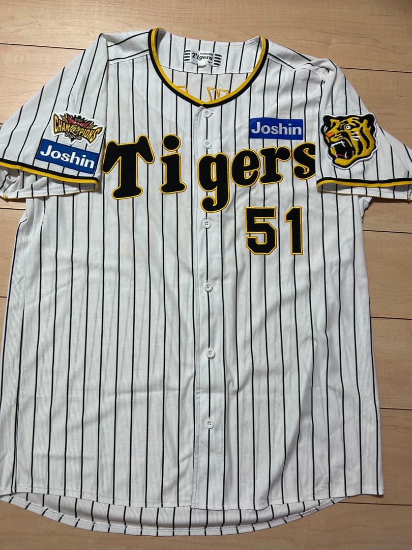 XOサイズ　阪神タイガース51中野ユニフォーム