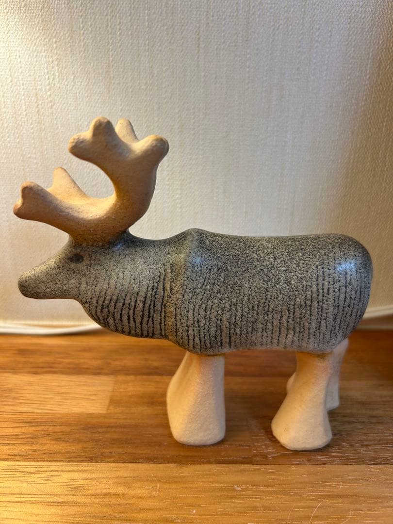 LISA LARSON リサラーソン ミニスカンセン トナカイ 置物 北欧