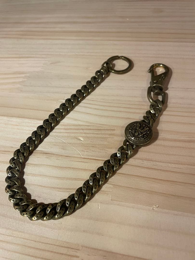 廃盤 CALEE キャリー ウォレットチェーン 真鍮製