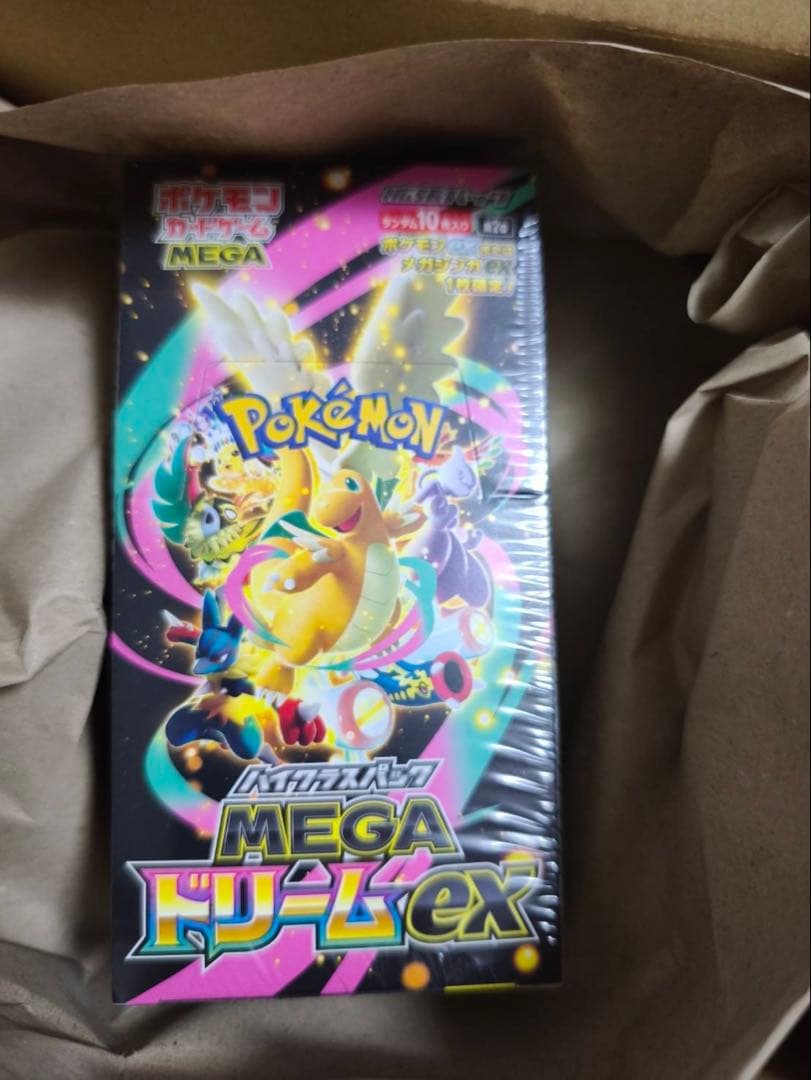 ポケセン産 ポケモンカードゲーム MEGA ドリームEX ボックス シュリンク付