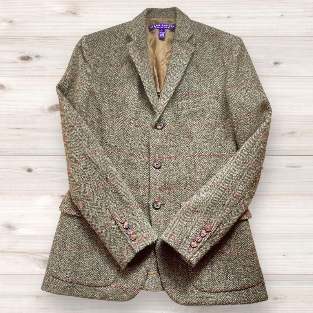 【美品】ラルフローレンコレクション パープルレーベル テーラドジャケット S