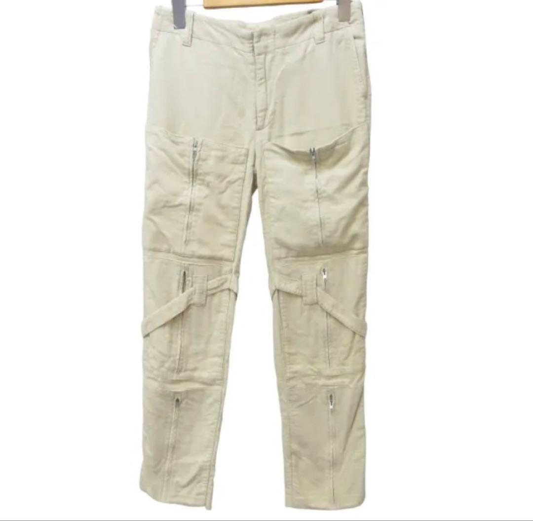 ヘルムートラング HELMUT LANG 本人期 ボンテージパンツ モールスキン