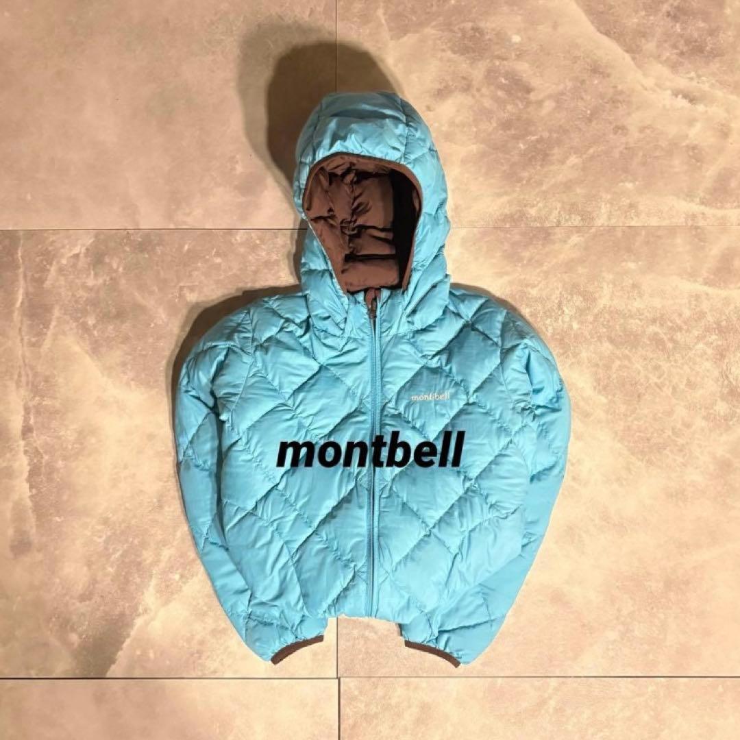 00s montbell リバーシブル キルティング ダウンジャケット テック系