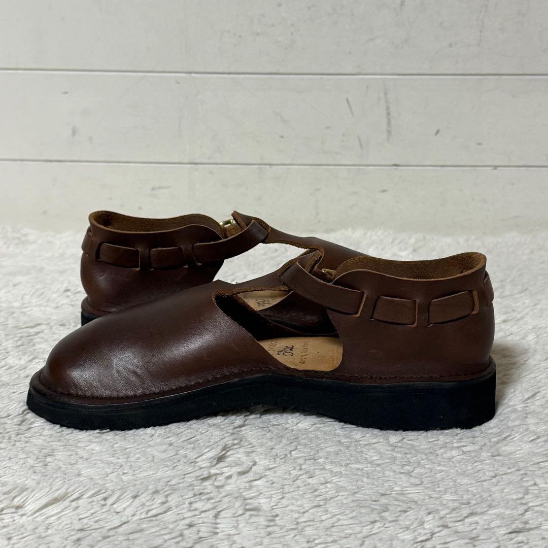 ⭐️未使用品⭐️　オーロラシューズ　Tストラップ　ウエストインディアン　ブラウン