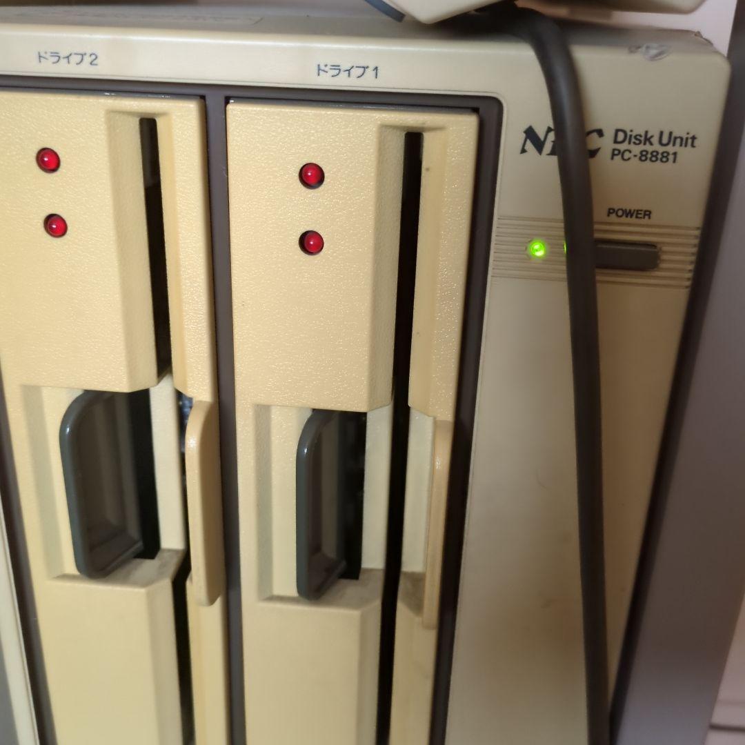 PC-9801　初代　PC本体　プリンター　ディスプレイ　ディスクユニット