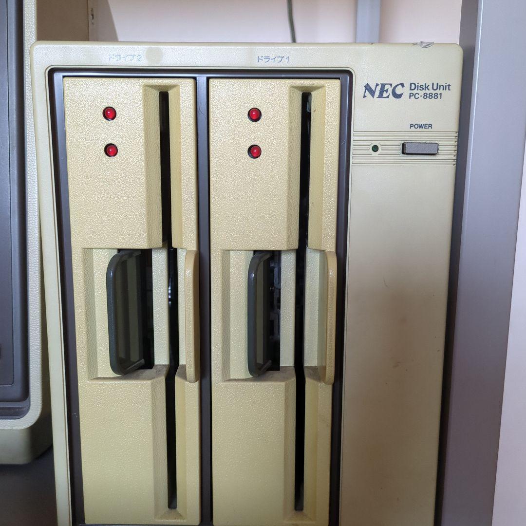 PC-9801　初代　PC本体　プリンター　ディスプレイ　ディスクユニット