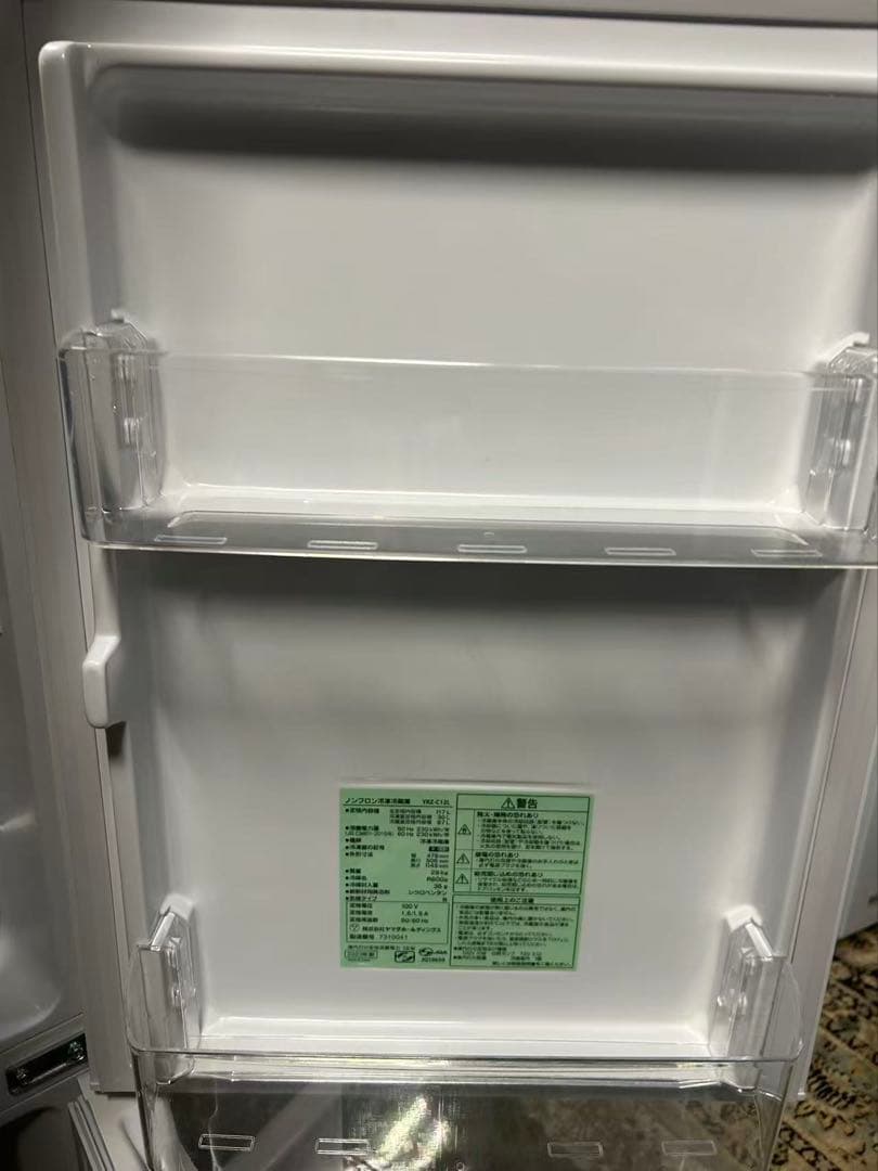 23年　ホワイト 2ドア冷蔵庫　1013