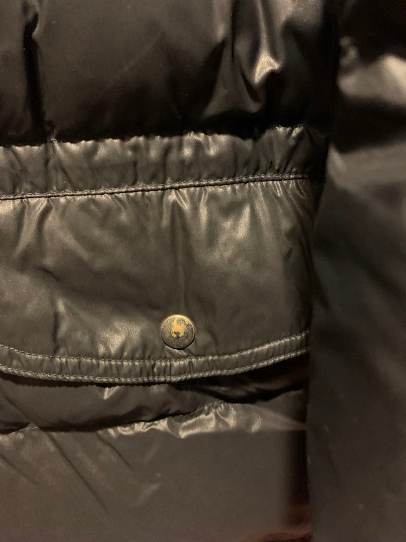 本物美品ドゥベチカDUVETICAダウンジャケットN3 B型マットブラック黒48