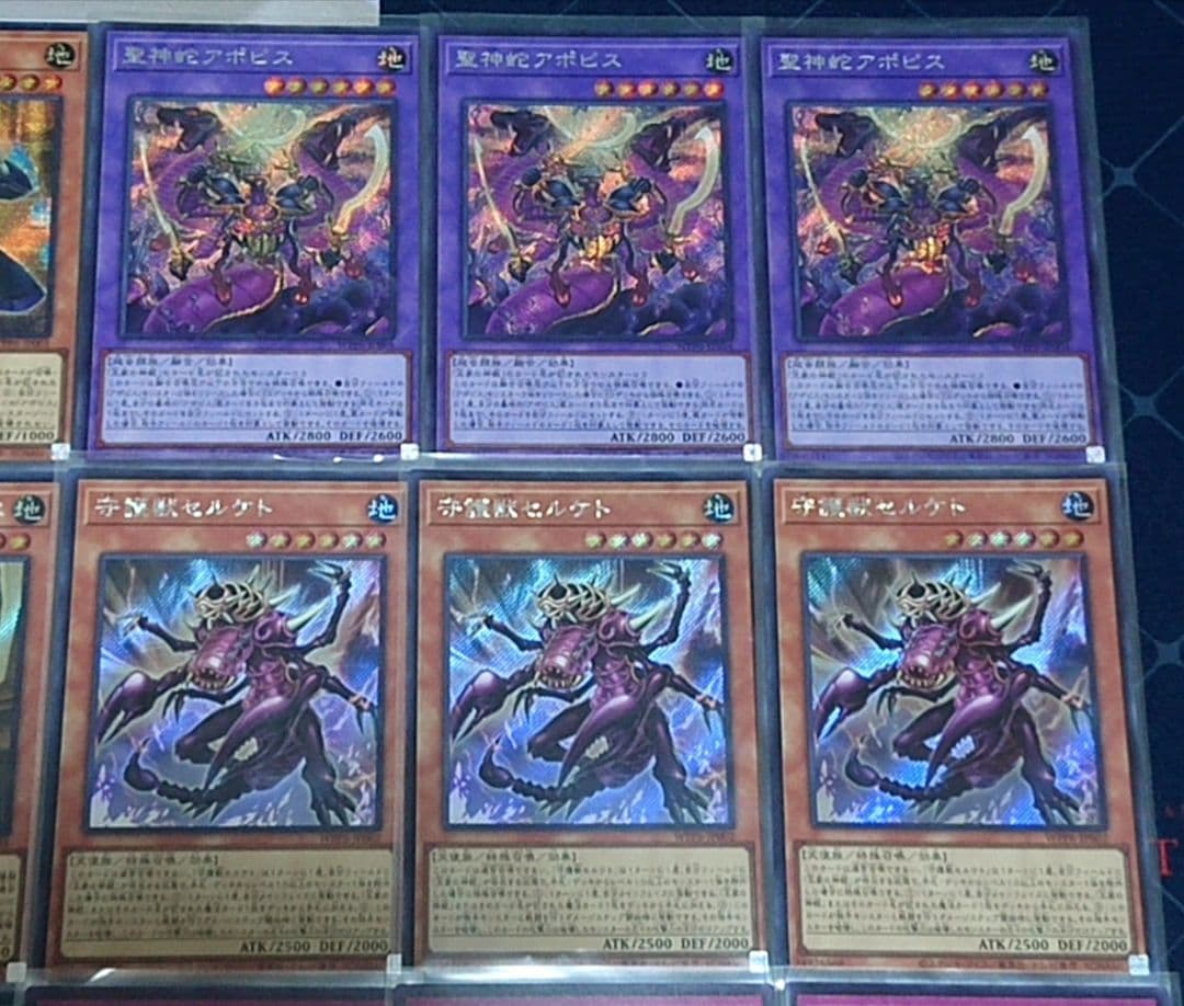 シークレット統一 遊戯王 リシド 3コン アポピス 王家の神殿 デッキパーツ