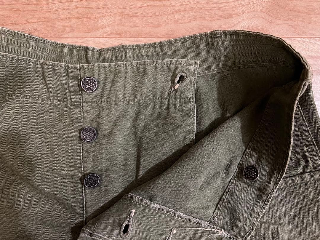 ヴィンテージ 40年代 US ARMY HBTユーティリティ米軍 ベルベルジン