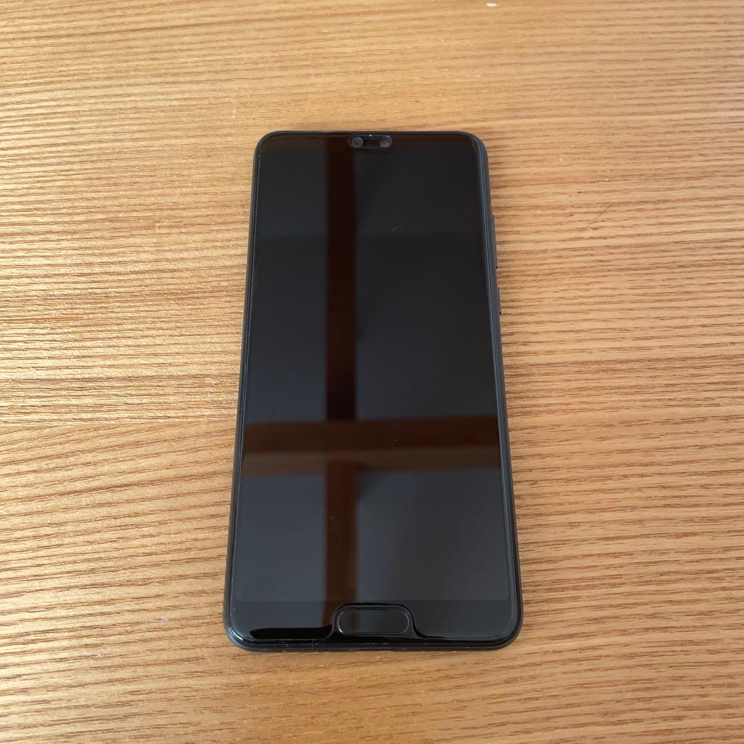 【美品】 HUAWEI P20 128GB ブラック