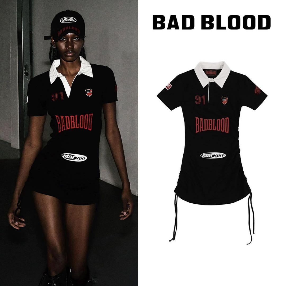 BADBLOOD ポロシャツ　ワンピース　mowalola