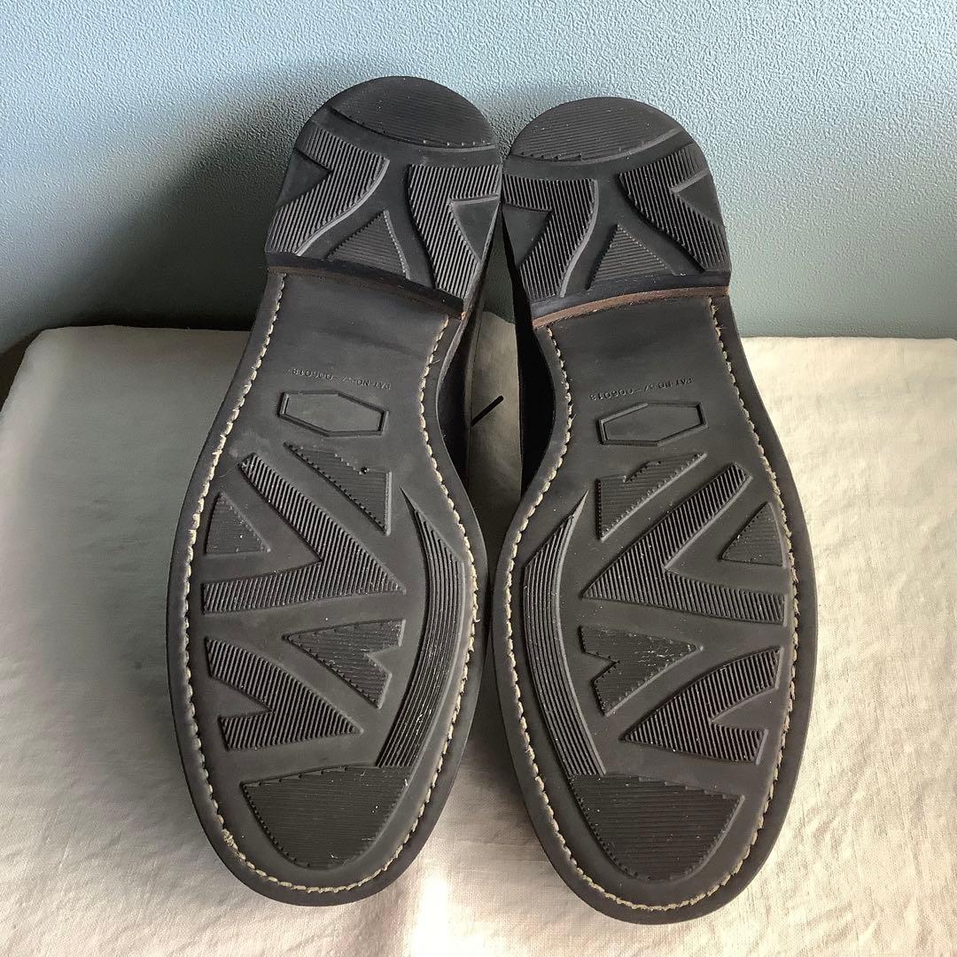 コムデギャルソンオム　プレーントゥ　カーフ&スエード　レザーシューズ　黒/26