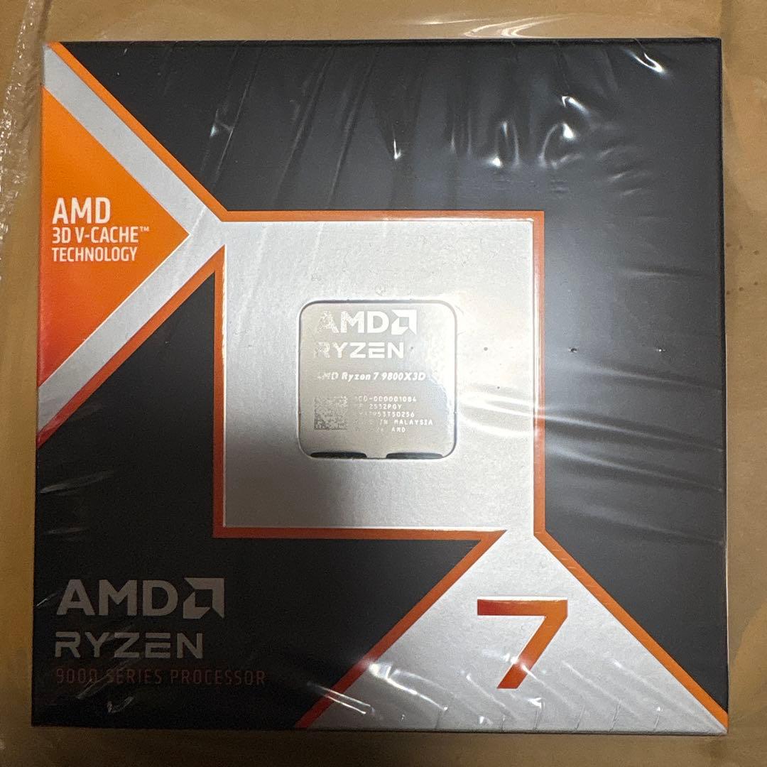 新品未開封 AMD Ryzen 7 9800X3D BOX