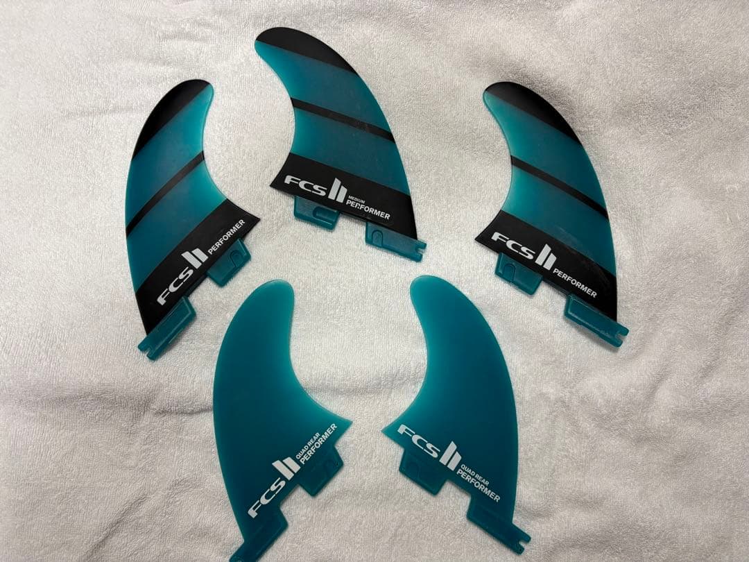 FCSⅡ PERFORMER フィン Mサイズ　5枚セット