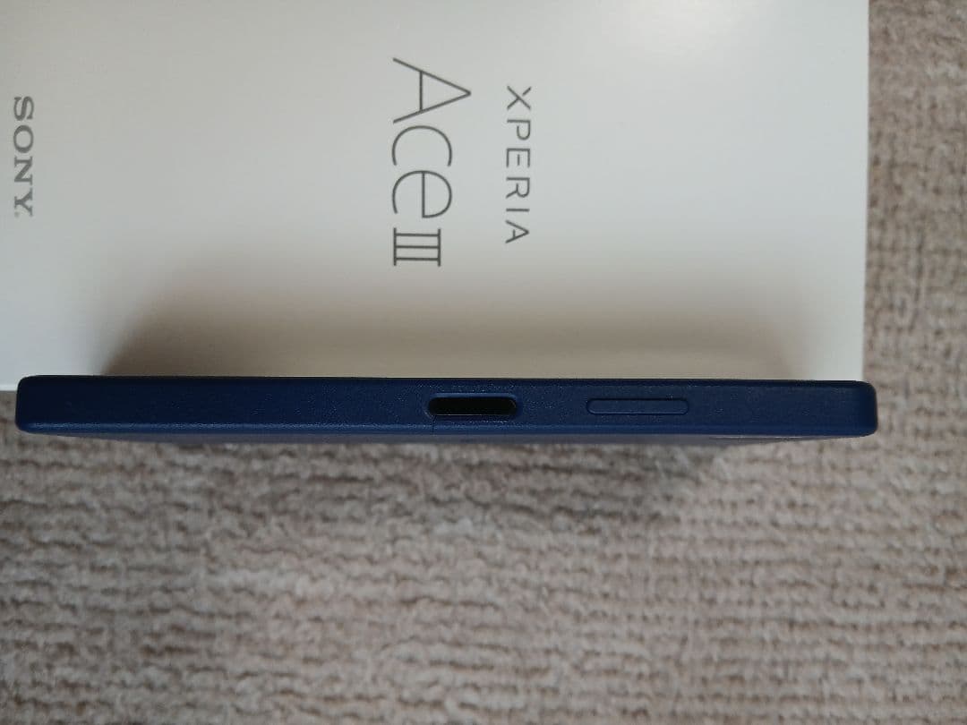 XPERIA Ace III SOG08 ブルー 本体オマケ付き最終価格です！