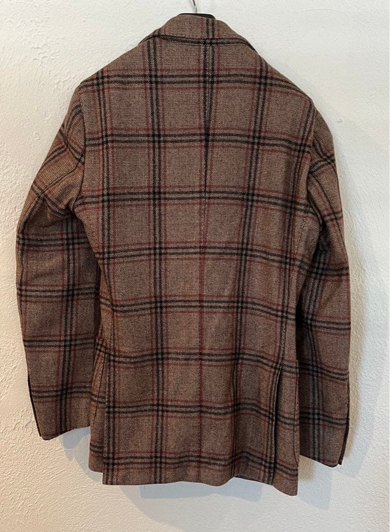 LARDINI チェック　ジャケット