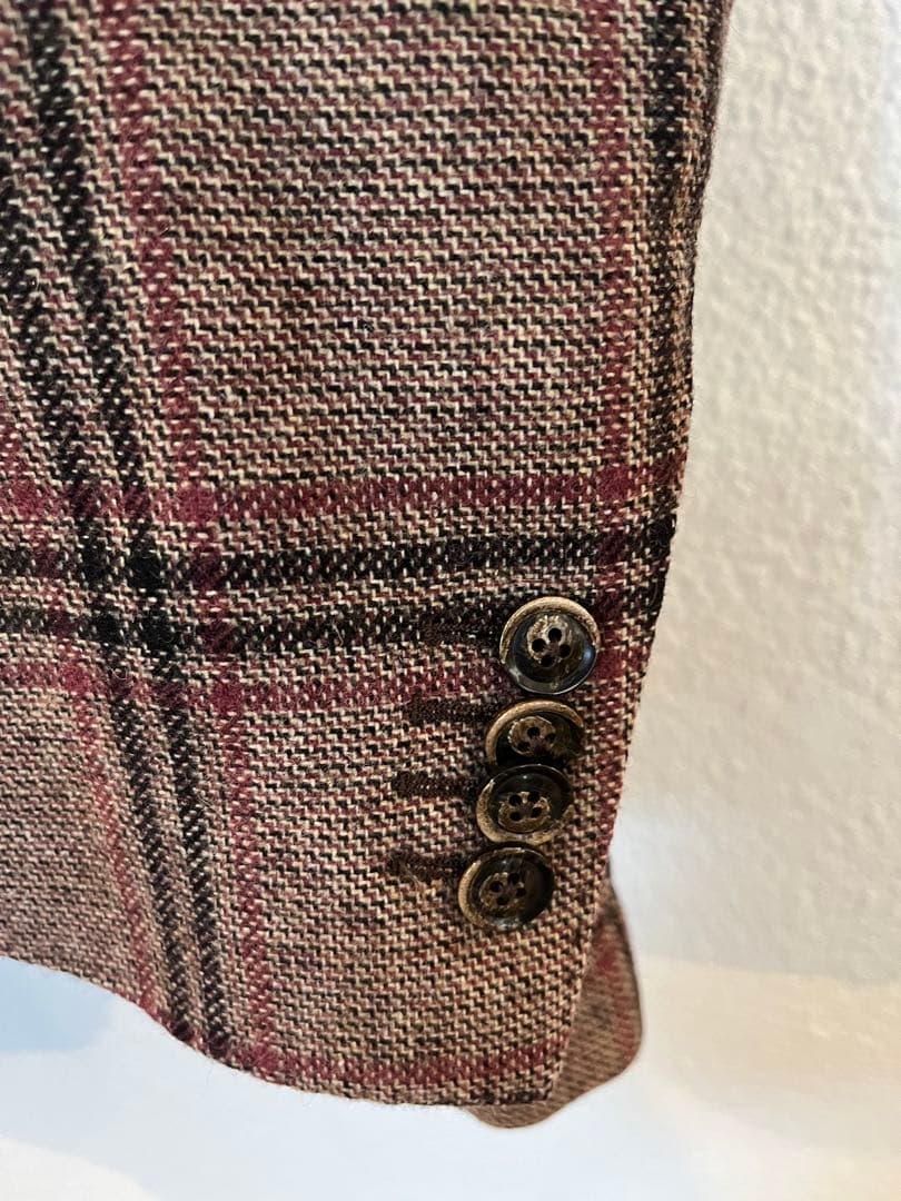 LARDINI チェック　ジャケット