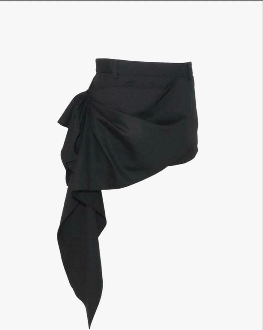 スカート theredthread S drape tail skirt mini