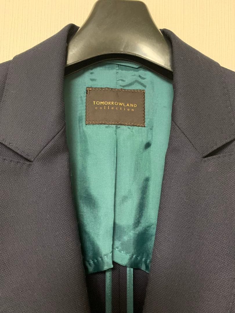 TOMORROWLAND ネイビー テーラードジャケット