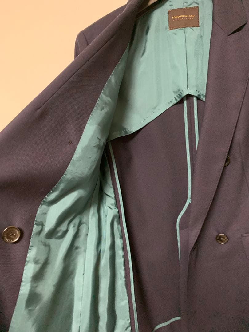 TOMORROWLAND ネイビー テーラードジャケット