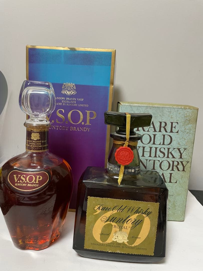 古酒サントリー VSOP /RARE OLD WHISKY２本20251007