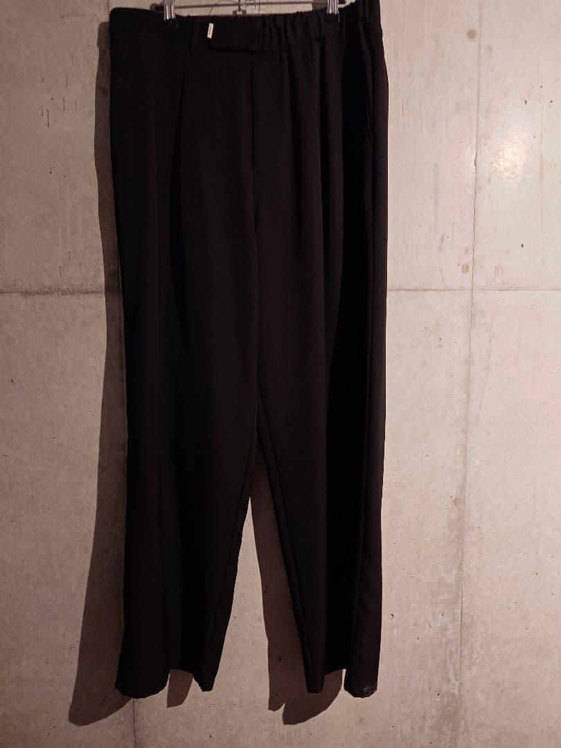 グラフペーパー SCALE OFF WOOL WIDE CHEF PANTS