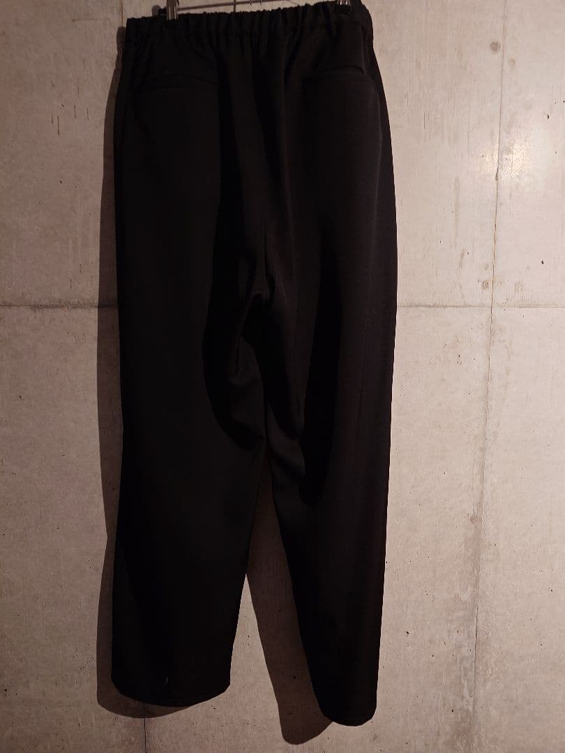 グラフペーパー SCALE OFF WOOL WIDE CHEF PANTS