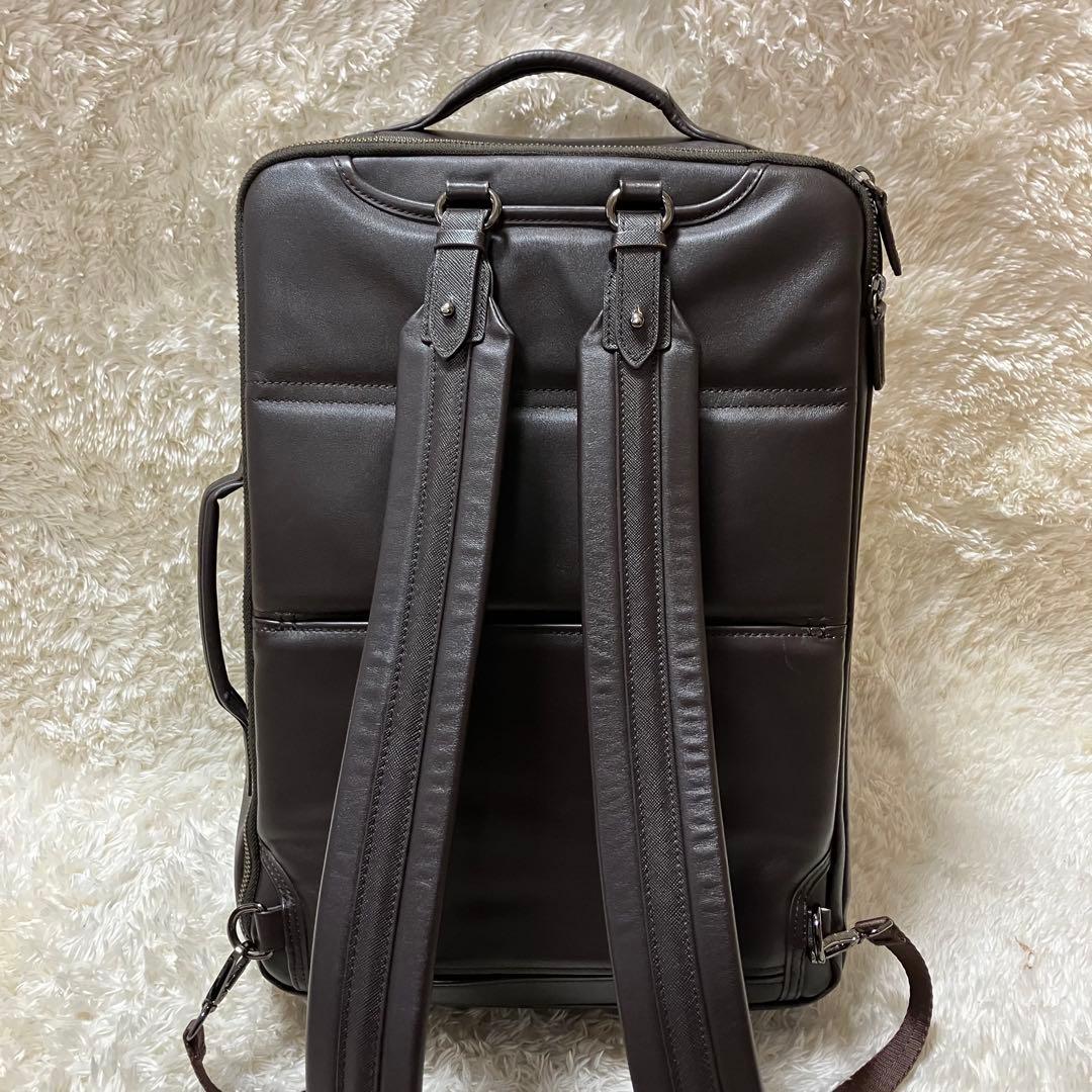 Poco様　EVOON マルチビジネスリュック バックパック　レザー