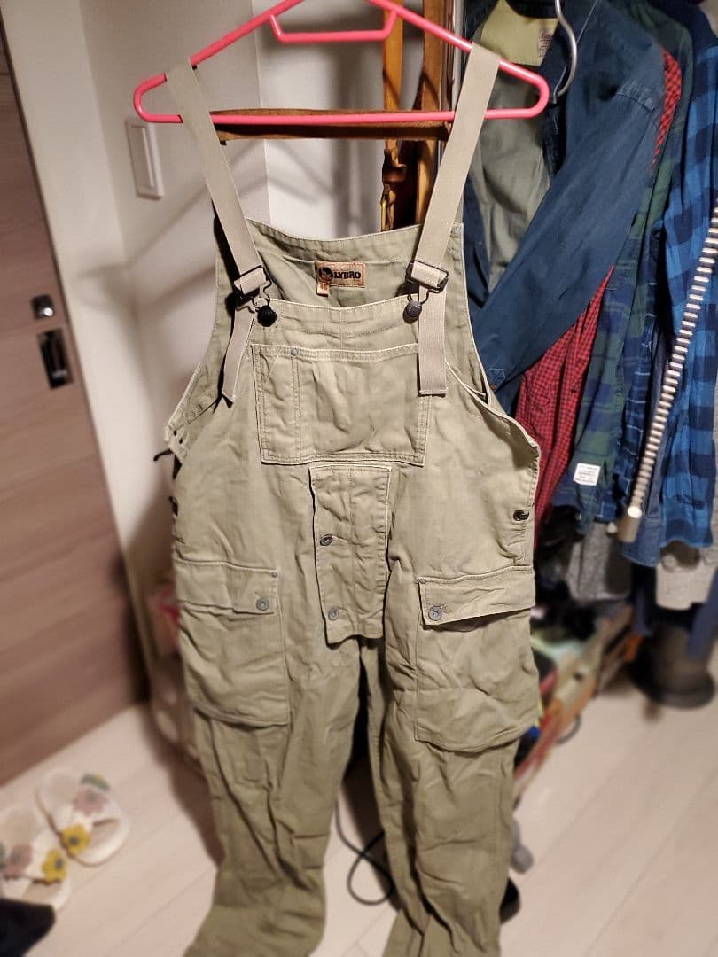 パンツ Nigel Cabourn LYBRO NAVAL DUNGAREE 46
