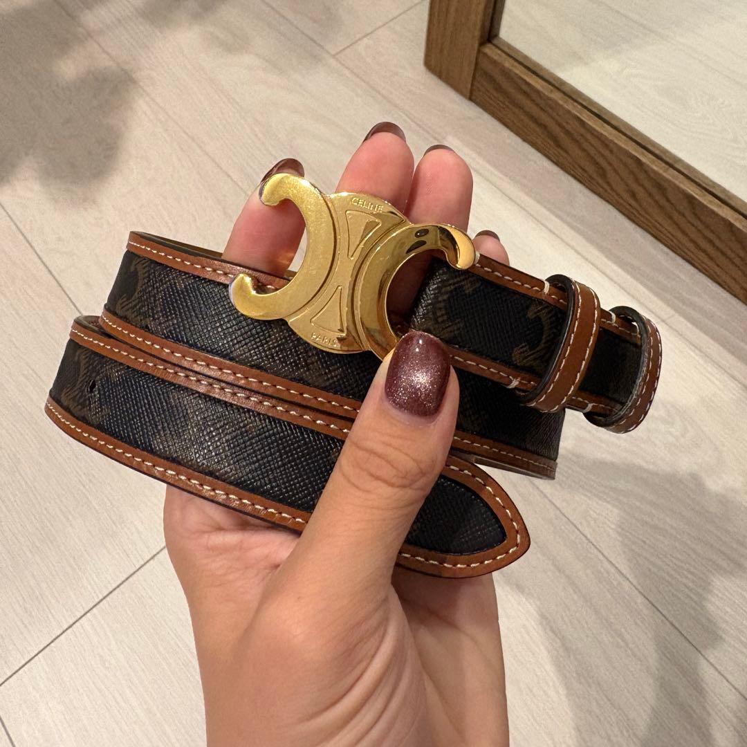 【極美品】【最終値下げ】CELINE トリオンフベルト