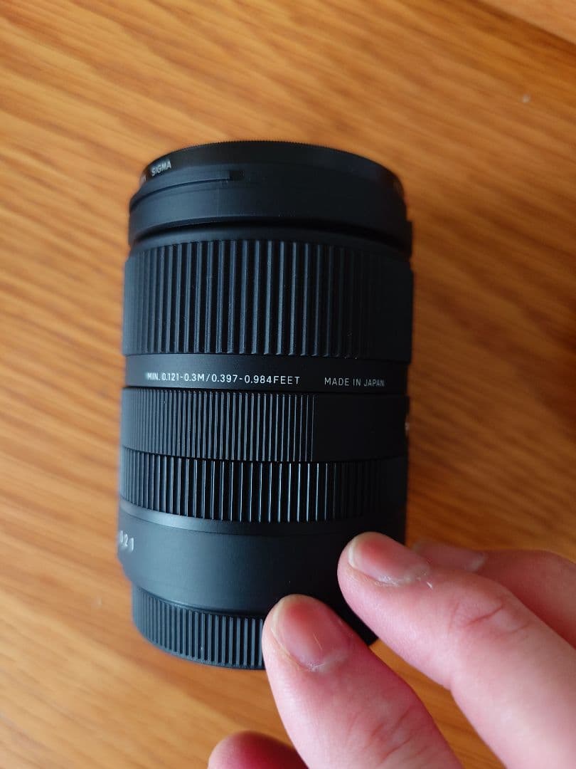 Xマウント　SIGMA 18-50mm F2.8 DC DN 55mm