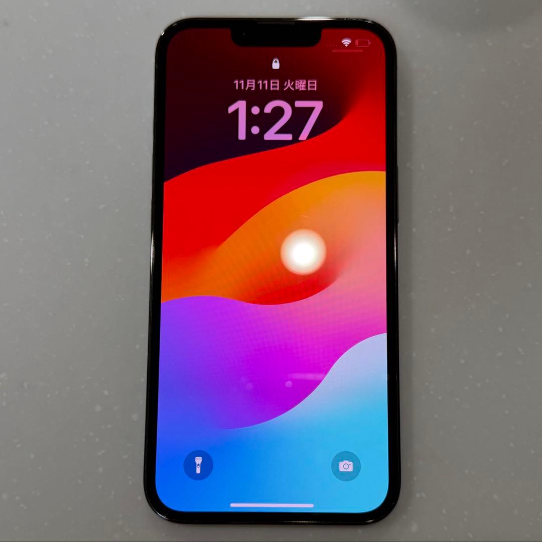 【美品】iPhone13pro グラファイト 128GB