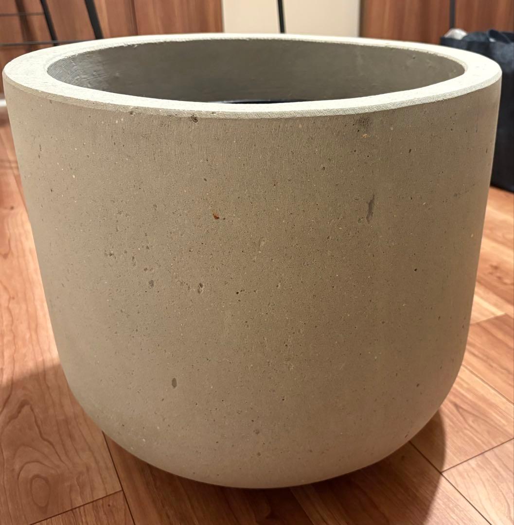 無印良品　セメント鉢　カバー　プランターカバー