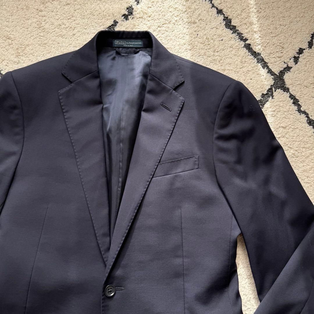 ポロバイラルフローレン　スーツ　セットアップ　ネイビー　イタリア製