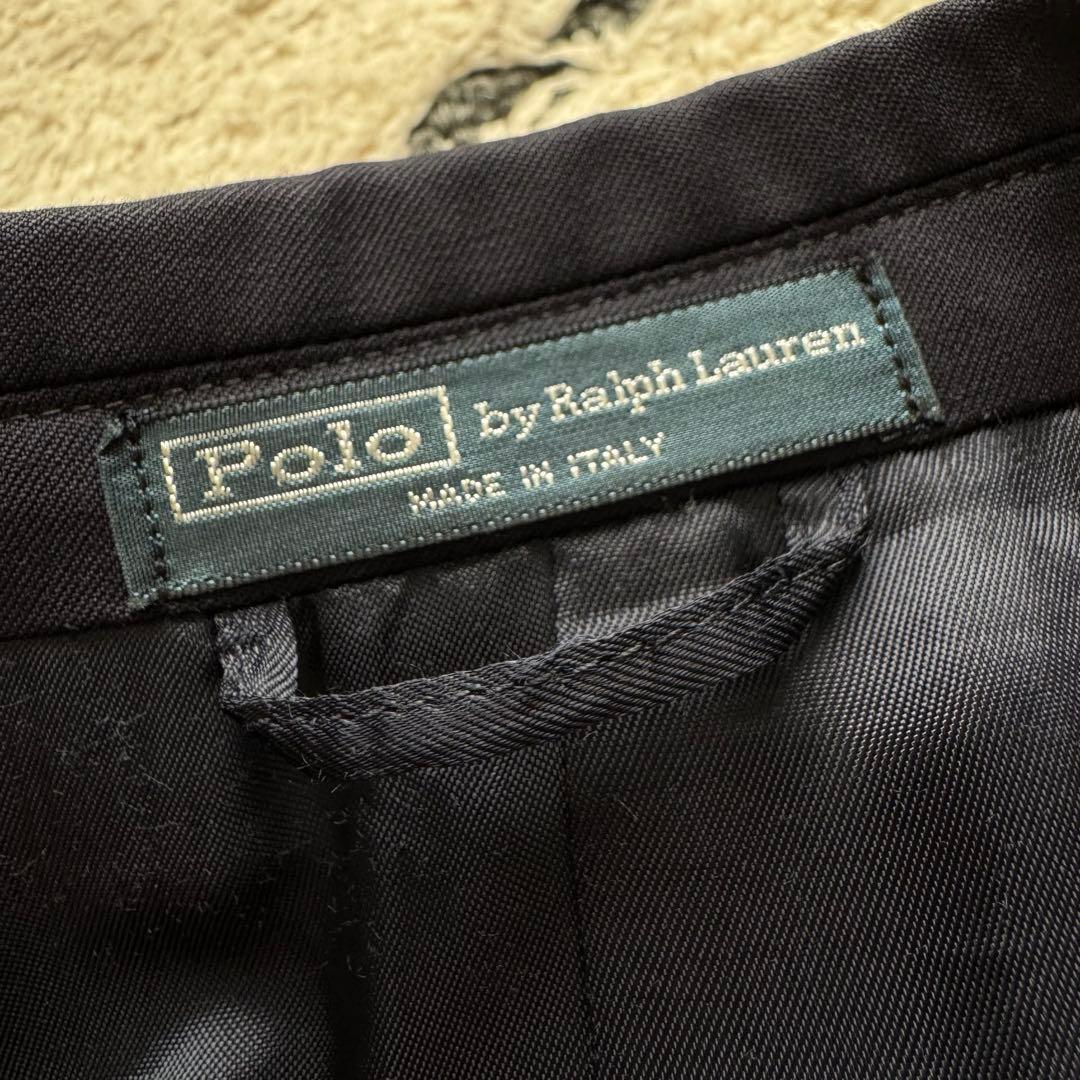 ポロバイラルフローレン　スーツ　セットアップ　ネイビー　イタリア製