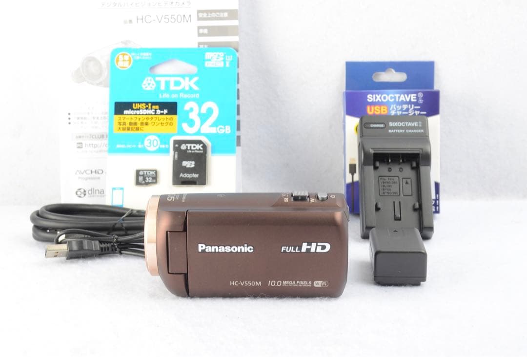 ■ 美品 ■ Panasonic HC-V550M ブラウン SDカード付