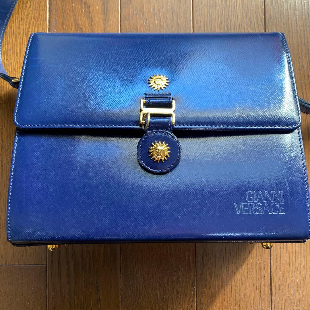 GIANNI VERSACE ネイビー バッグ