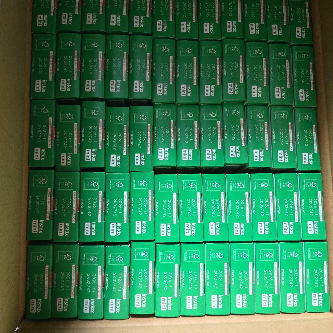 チェキフィルムINSTAX MINI10枚×60箱 600枚 期限26年11月