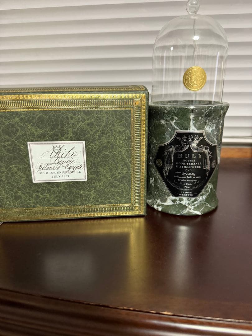 【早い者勝ち】BULY マーブルグリーンキャンドルセット