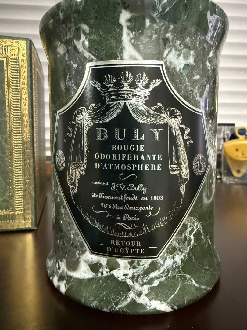 【早い者勝ち】BULY マーブルグリーンキャンドルセット