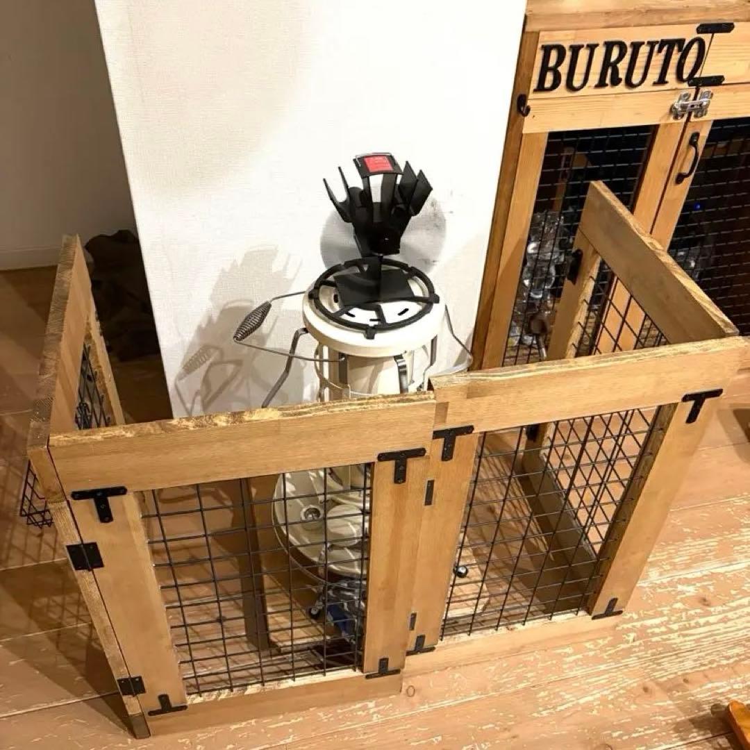 【オーダー品】ウッドガード&キャスター アラジンストーブにピッタリサイズ^_^