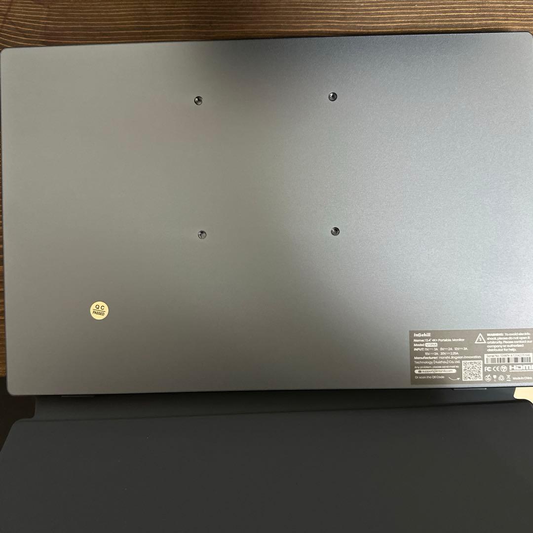 訳があり モバイルモニター 4k 13.4 インチ IGZOスクリーン