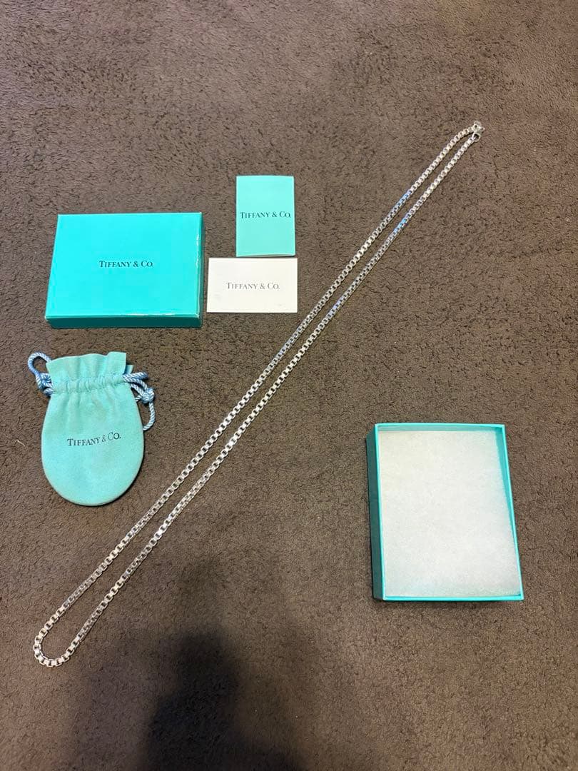 おこめ　Tiffany & Co. シルバーチェーンネックレス 90㎝