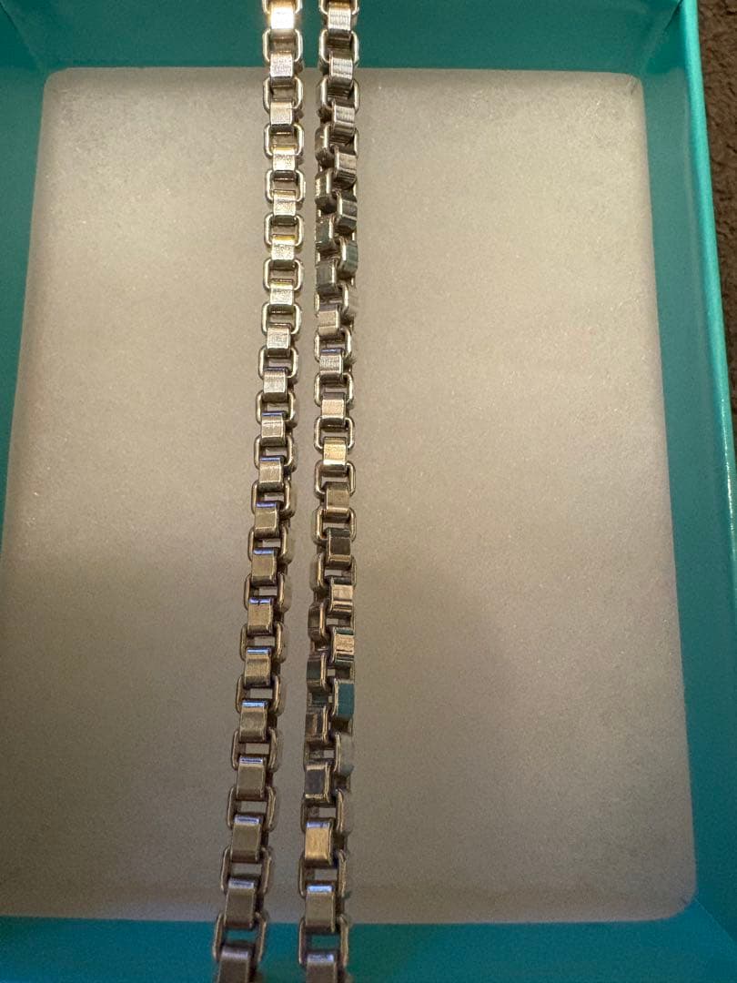 おこめ　Tiffany & Co. シルバーチェーンネックレス 90㎝