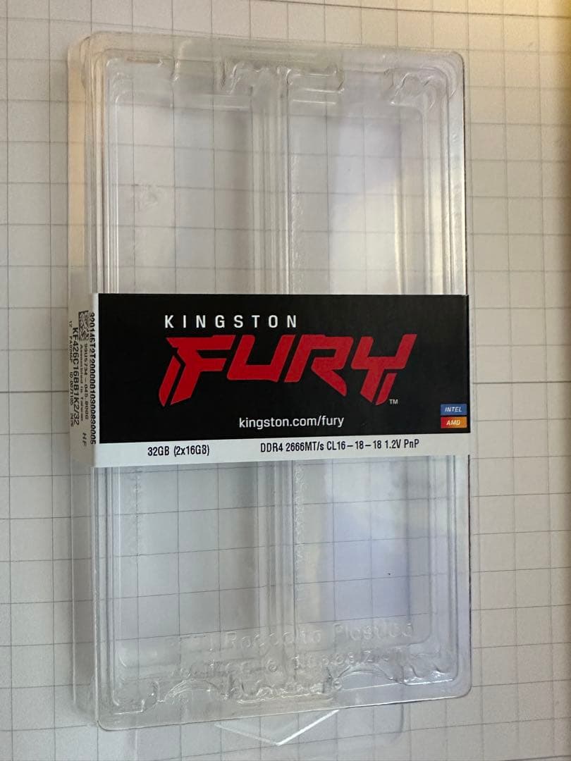 メモリー Crucial DDR4-2400 288pin 8GBx2