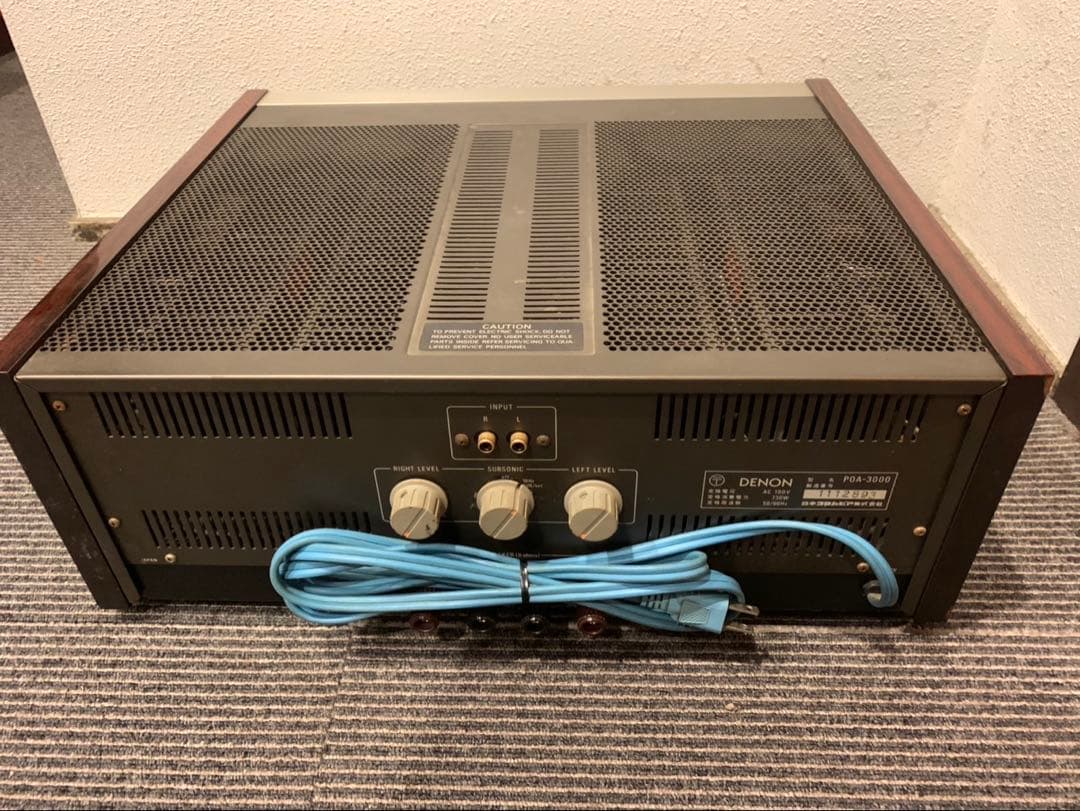 早い者勝ちです！ 「最終値下げ」DENON POA-3000 パワーアンプ