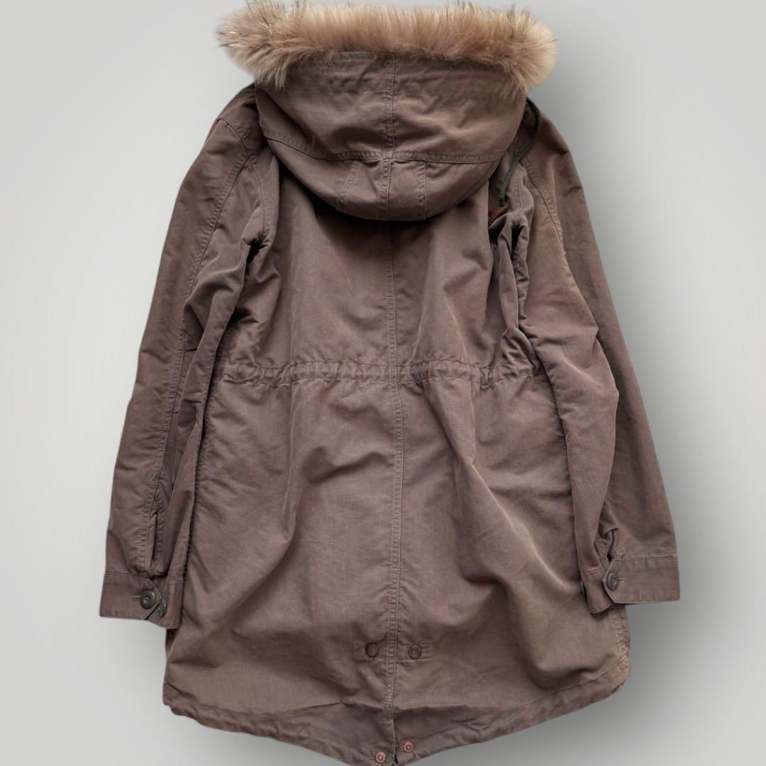 美品 フレッドペリー 英国柄 モッズコート ボアライナー ユニオンジャック